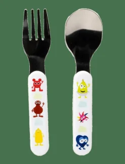 Babblarna- Cutlery, Fork & Spoon - Serveringsset|Teddykompaniet Hot