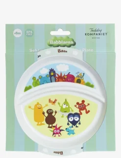 Teddykompaniet Babblarna- Sektionstallrik - Serveringsset WHITE