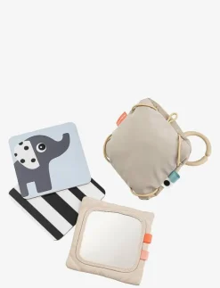 Done by Deer Baby contrast card holder Deer friends - Interaktiva leksaker SAND Clearance