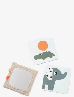 Done by Deer Baby contrast card holder Deer friends - Interaktiva leksaker SAND Clearance
