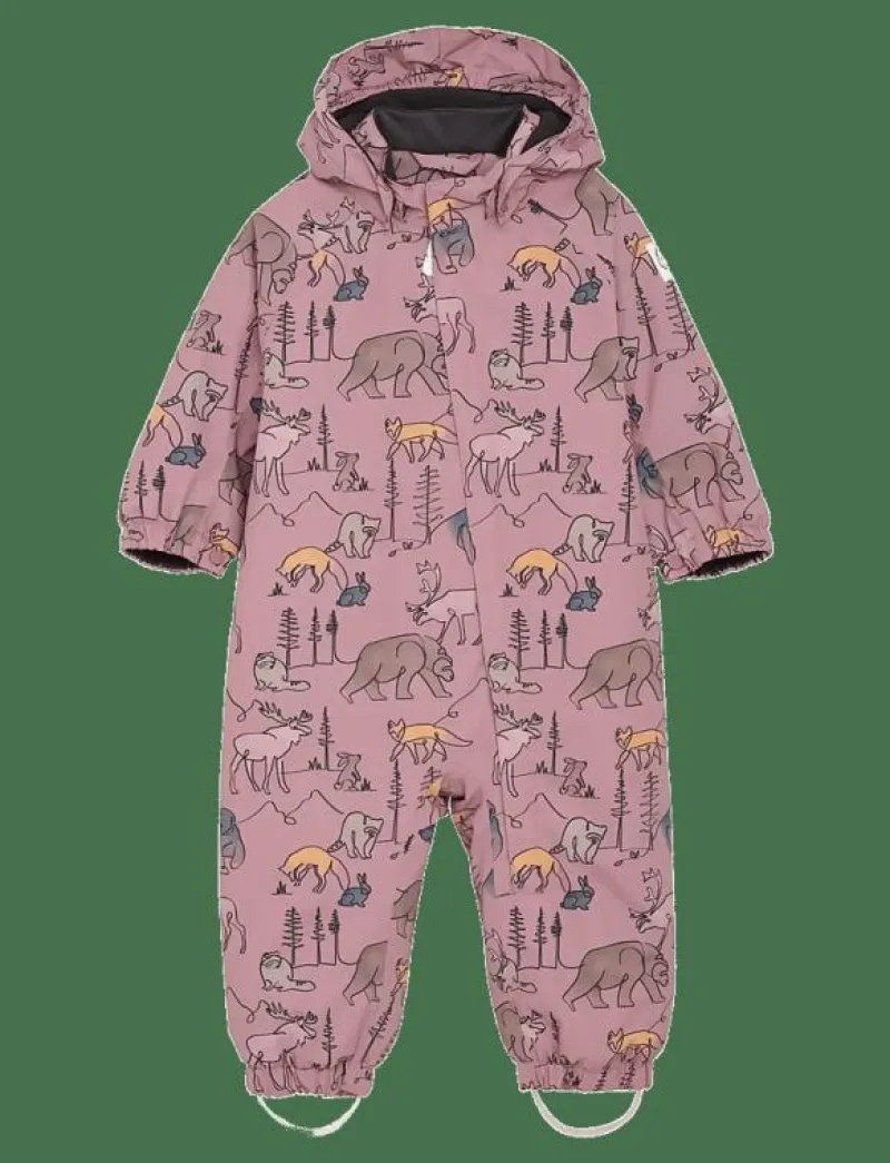Baby Coverall - AOP - Regnoveraller|Color Kids Hot