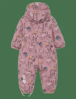 Baby Coverall - AOP - Regnoveraller|Color Kids Hot