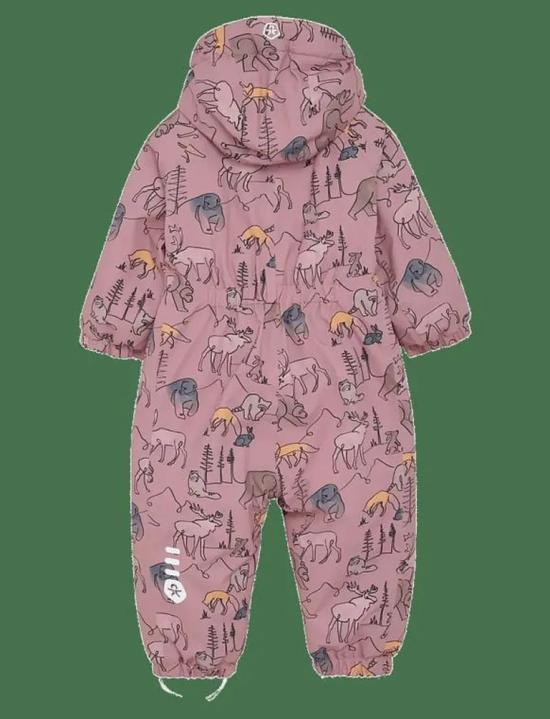 Baby Coverall - AOP - Regnoveraller|Color Kids Hot