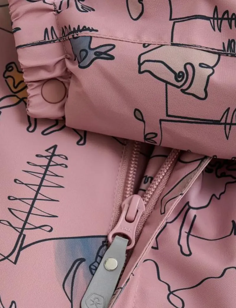 Baby Coverall - AOP - Regnoveraller|Color Kids Hot