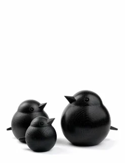 Novoform Baby Sparrow - Träfigurer BLACK STAINED Hot