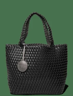 Ilse Jacobsen BAG08 - Shoppers BLACK GUN METAL Sale