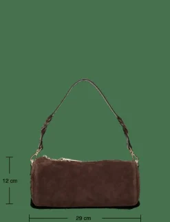 ba&sh BAG M SUEDE BENI - Axelremsväskor CHOCO New