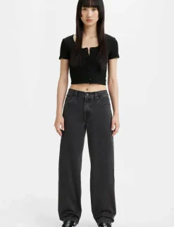 Levi's® BAGGY DAD BOOT BARN STONE - Vida byxor BLACKS Hot