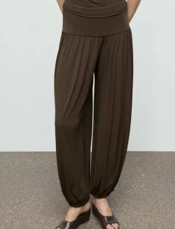 Balloon trousers with elastic waist - Vida byxor|Mango Hot