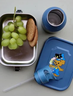 Bamse, Lunchlåda i plåt, petrol-blå - Lunchlådor|Rätt Start New