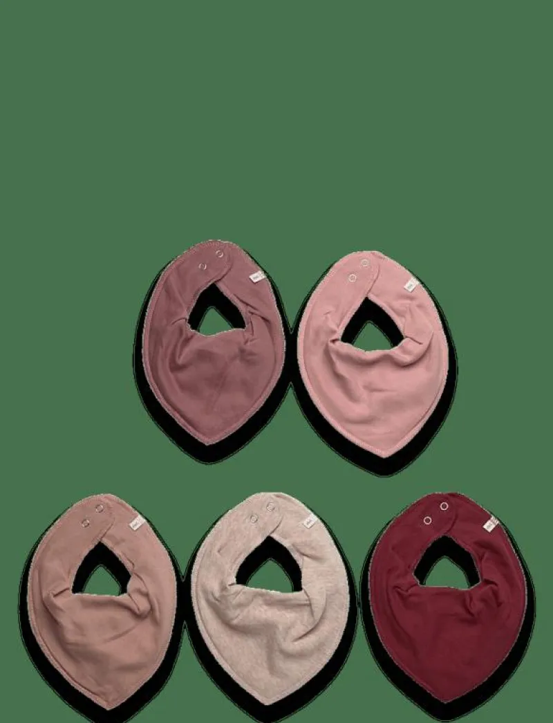 Bandana Bib - solid (5-pack) - Babyskötsel|Pippi
