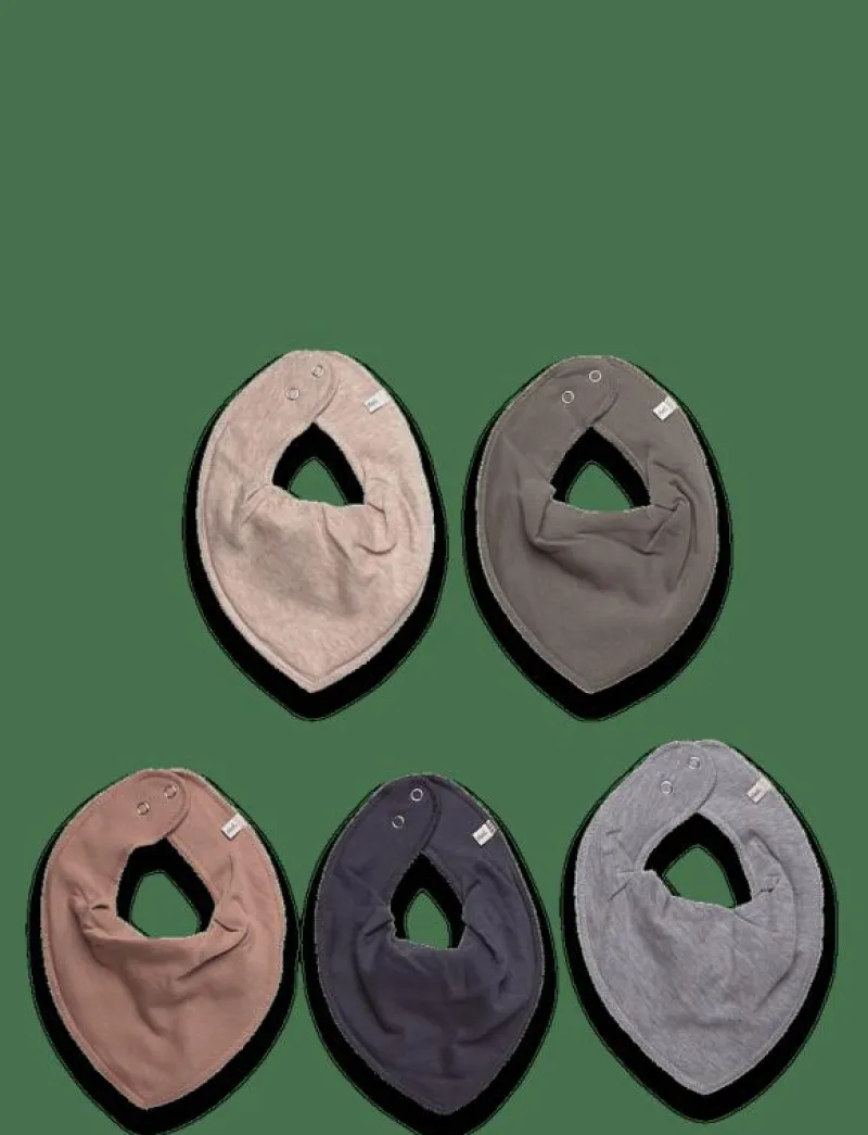 Bandana Bib - solid (5-pack) - Babyskötsel|Pippi New