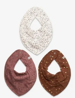 Pippi Bandana Bib Girl -AOP (3-pack) - Babyskötsel BURLWOOD Hot