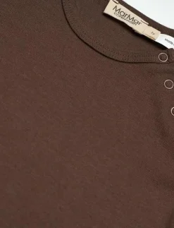MarMar Copenhagen Base Body LS - Långärmad body DEEP CHOCO Sale