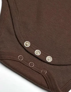 MarMar Copenhagen Base Body LS - Långärmad body DEEP CHOCO Sale