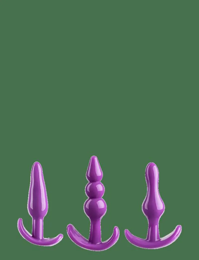 Baseks Beginner Butt Plug Training Set - Beauty PURPLE Best