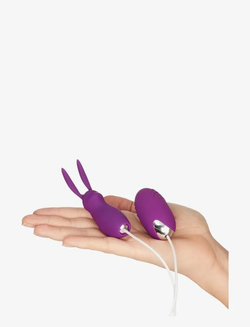 Bunny Tickler and Egg Vibrator with Remote Control - Beauty|Baseks Discount