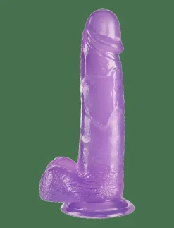 Baseks Jellies Large Realistic Suction Cup Dildo 19 cm - Beauty PURPLE Hot