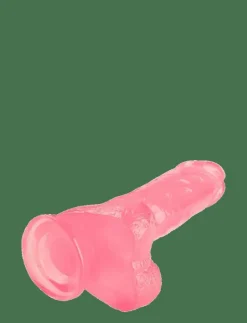 Baseks Jellies Realistic Jelly Dildo with Suction Cup 18 cm - Beauty PINK Sale