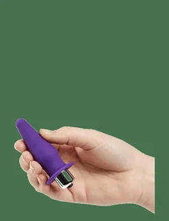 Baseks Vibrating Beginner Butt Plug - Beauty PURPLE Discount