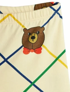 Bear check aop flared trousers - Byxa|Mini Rodini Best