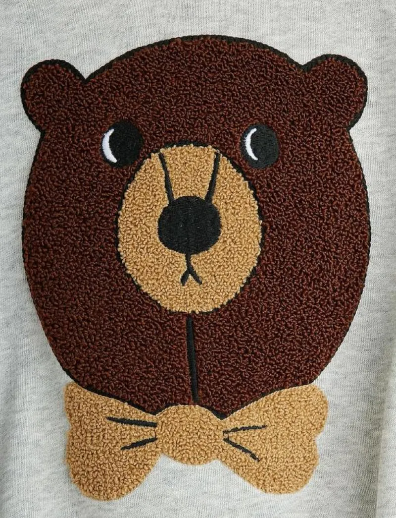 Bear chenille sweatshirt - Sweatshirts|Mini Rodini New
