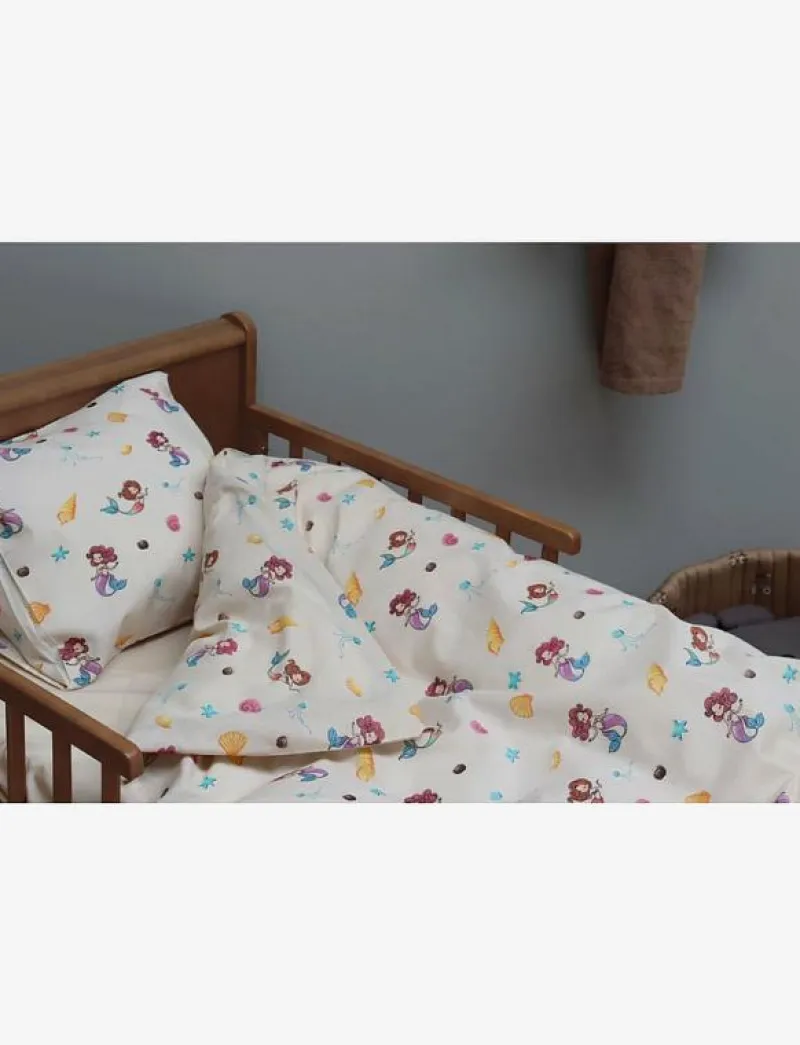 Bed linen "by mats" Mermaid Shell 100x140, 40x45 cm - Påslakanset|BrandMac Sale