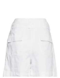 Belted Linen Short - paper bag shorts|Lauren Ralph Lauren Outlet