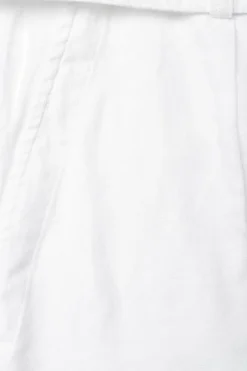 Belted Linen Short - paper bag shorts|Lauren Ralph Lauren Outlet