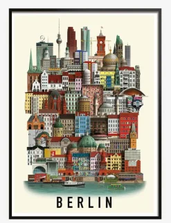 Berlin small poster - Posters|Martin Schwartz Clearance
