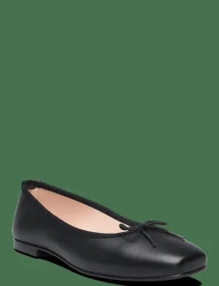 Bianco BIAEMILY Karré Ballerina Smooth Leather - Ballerinas BLACK Best