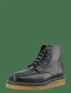 BIAJESPER Moc Toe Boot Waxed Leather - Kängor med snörning|Bianco Best
