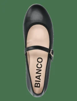 Bianco BIAMADISON Mary Jane Smooth Leather - Ballerinas BLACK Hot