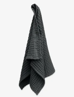 The Organic Company Big Waffle Hand Towel - Handdukar 110 DARK GREY Hot