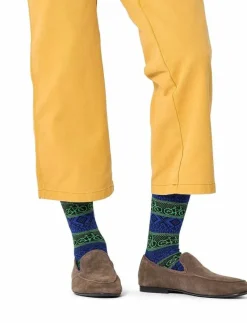 Happy Socks Bike Jaquard Sock - Sockor BLUE New