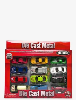 Suntoy BIL METALL 12 ST 7,5 cm - Leksaksbil MULTI Discount