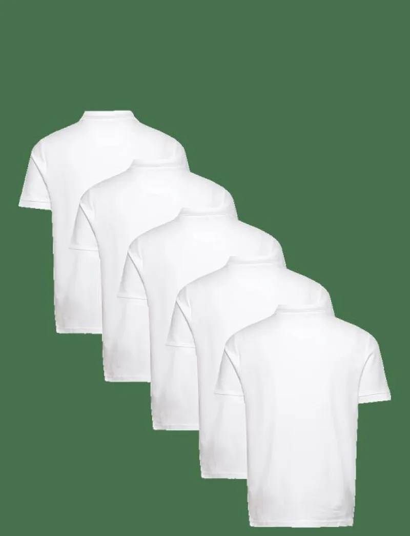 U.S. Polo Assn. BILLY REG PI 5 PK USPA M POLO - Kortärmade pikéer BRIGHT WHITE X 5