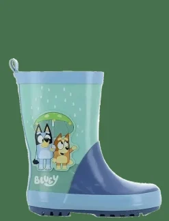 Leomil Bluey Rainboots - Gummistövlar BLUE/GREEN Clearance