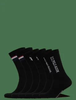 U.S. Polo Assn. BO 6 PK SOCKS USPA M ACC - Vanliga strumpor TAP SHOE New