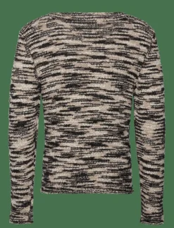 Filippa K Boatneck Sweater - Stickat BEIGE JAQU Clearance