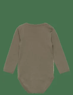 Minymo Body LS - Långärmad body DEEP LICHEN GREEN Hot