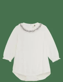 En Fant Body LS Collar - Långärmad bodysuit EGRET Clearance