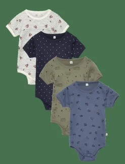 Body SS AO-printed (4-pack) - Kortärmad body|Pippi Hot