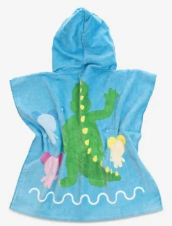 Teddykompaniet Bolibompa- Draken, Badponcho - Badponcho BLUE New