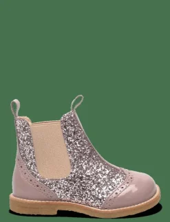 ANGULUS Booties - flat - with elastic - Stövlar & Kängor 1387/4033/077 FADED ROSE/BLOSS Outlet