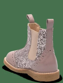 ANGULUS Booties - flat - with elastic - Stövlar & Kängor 1387/4033/077 FADED ROSE/BLOSS Outlet