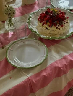 Midnatt Bordsduk Gaia - Dukar & löpare PINK AND WHITE Sale