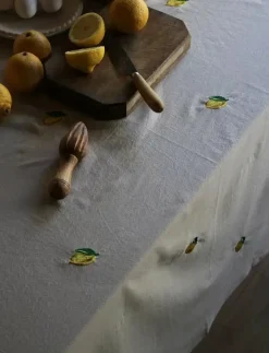 Midnatt Bordsduk Lemon - Dukar & löpare BEIGE