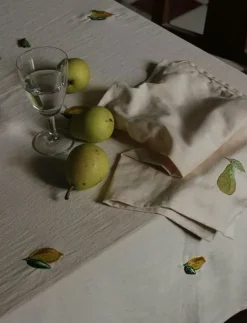 Midnatt Bordsduk Lemon - Dukar & löpare BEIGE