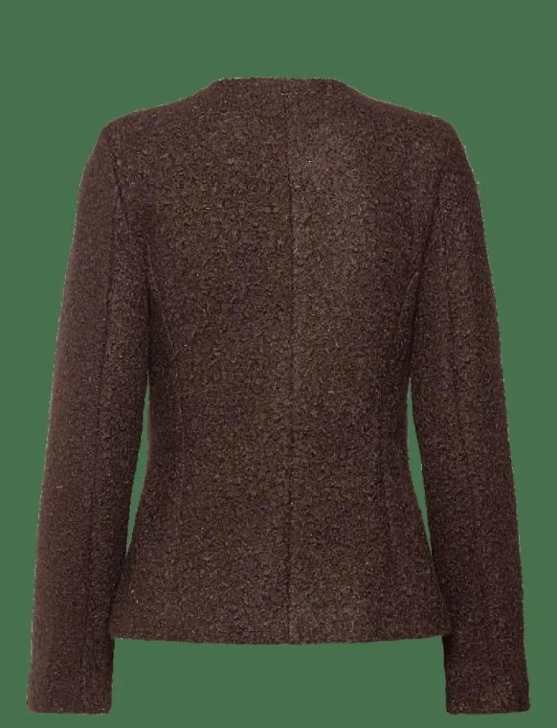 Bouclé jacket with jewel buttons - Enkelknäppta kavajer|Mango Online